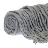 Gray Knitted Acrylic Solid Color Reversable Throw - Homeroots - Flyclothing LLC