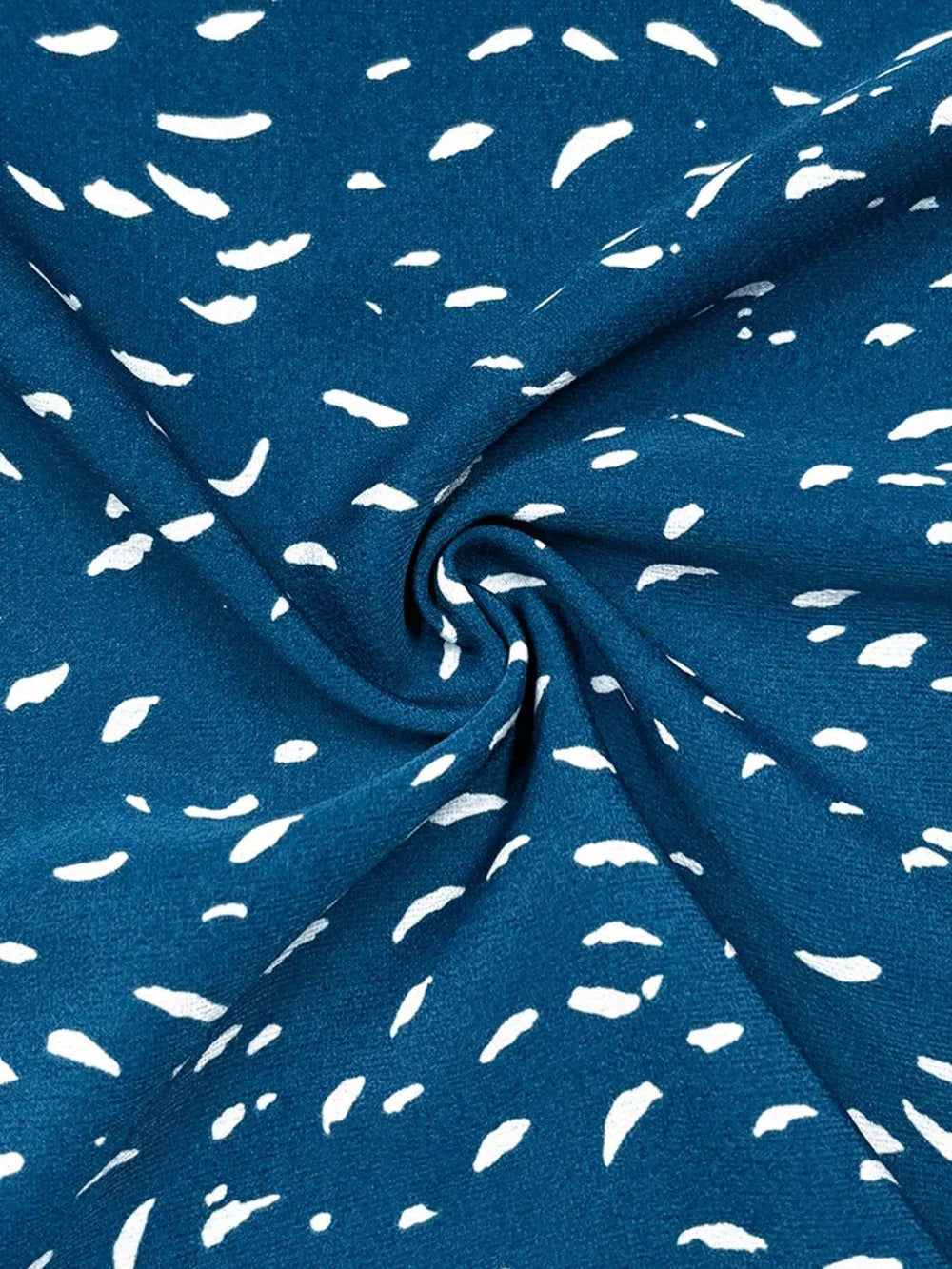 Ruffled Printed Tie Neck Long Sleeve Blouse - Trendsi - Flyclothing LLC