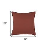 20" Paprika Cotton Throw Pillow - Homeroots - Flyclothing LLC