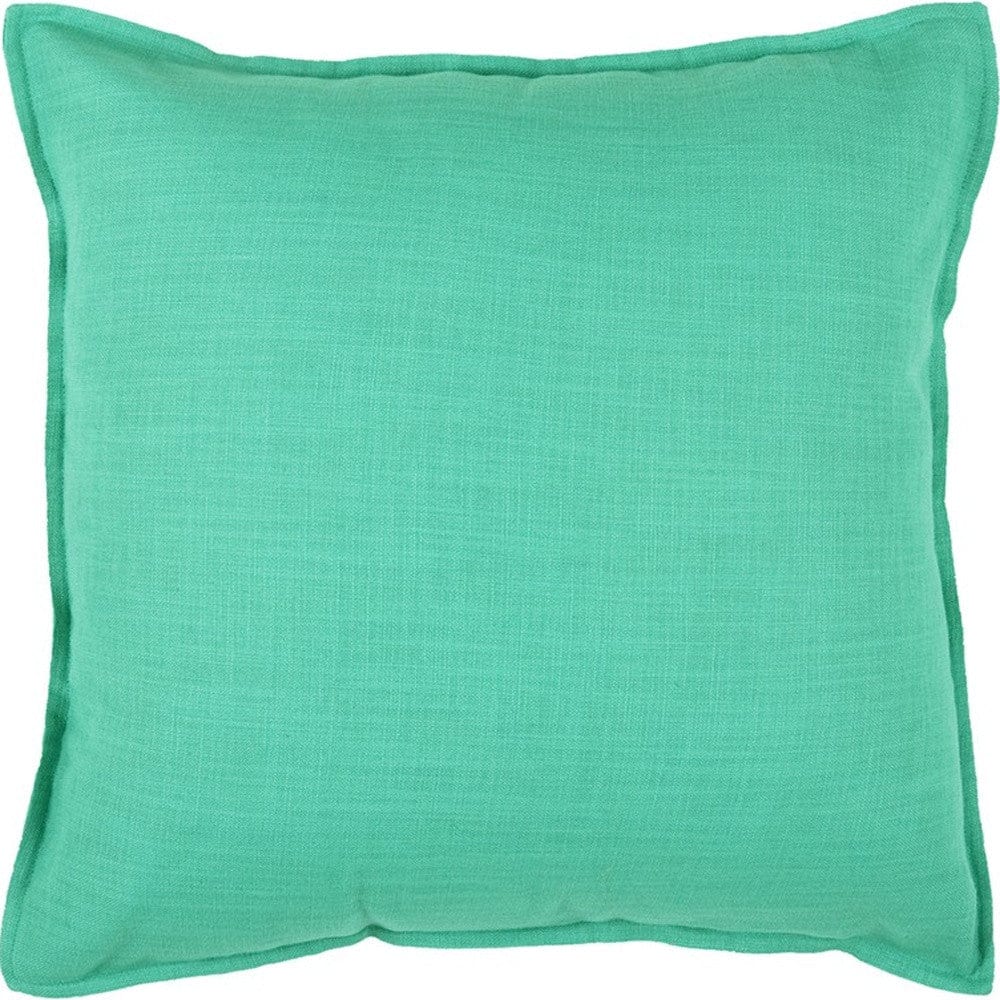 20" Aqua Cotton Throw Pillow - Homeroots - Flyclothing LLC