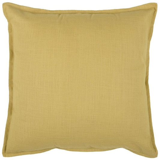 20" Tan Cotton Throw Pillow - Homeroots