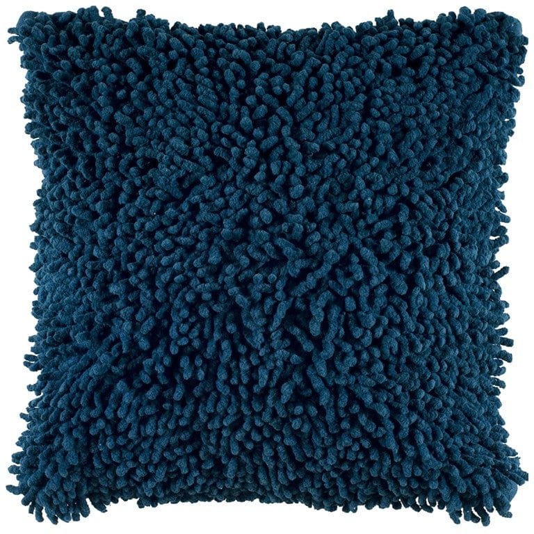 18" Blue Boho Textured Modern Throw Pillow - Homeroots - Flyclothing LLC
