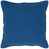 20" Blue Cotton Throw Pillow - Homeroots - Flyclothing LLC