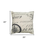 20" Ivory Cotton Throw Pillow - Homeroots - Flyclothing LLC