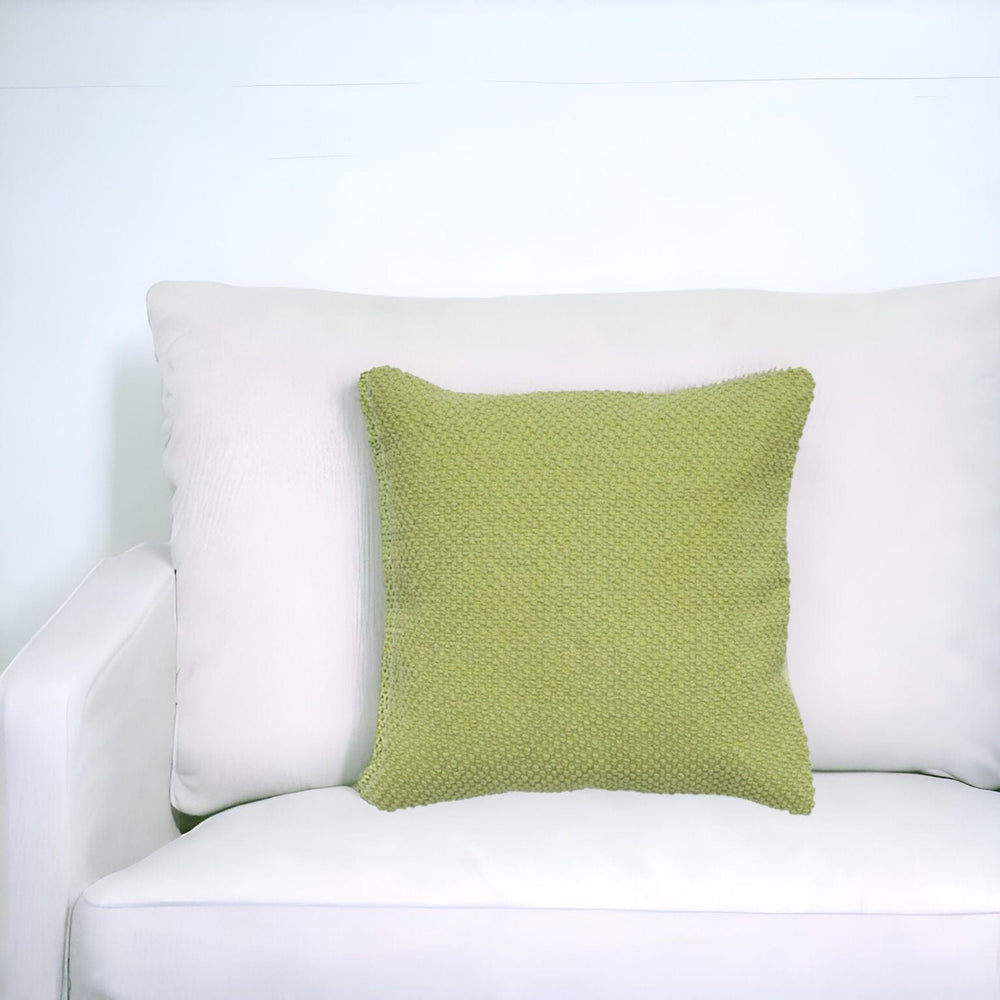 20" Green Cotton Throw Pillow - Homeroots - Flyclothing LLC