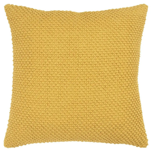 20" Gold Cotton Throw Pillow - Homeroots