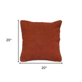 20" Orange Cotton Throw Pillow - Homeroots - Flyclothing LLC