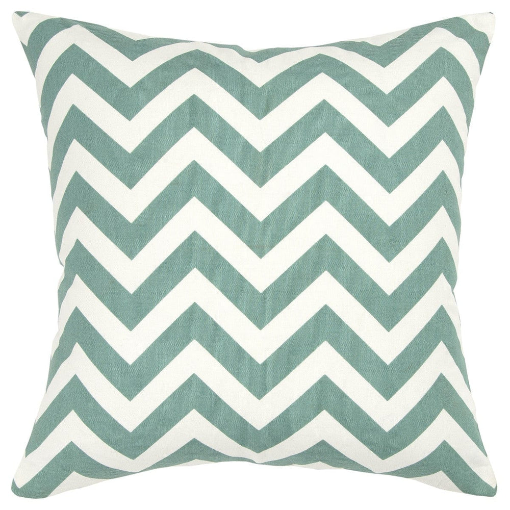 18" Aqua Cotton Throw Pillow - Homeroots - Flyclothing LLC