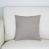 20" Gray Cotton Throw Pillow - Homeroots - Flyclothing LLC