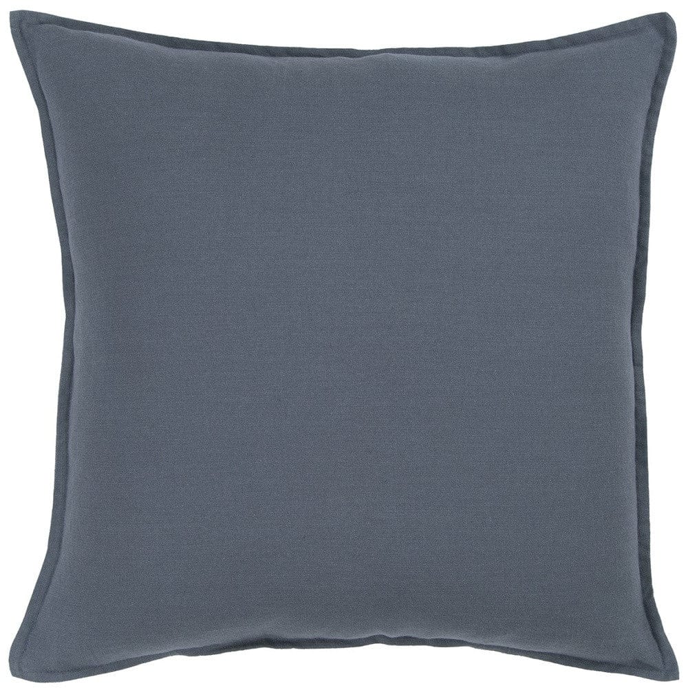 20" Slate Blue Cotton Throw Pillow - Homeroots - Flyclothing LLC