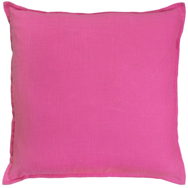 20" Hot Pink Cotton Throw Pillow - Homeroots - Flyclothing LLC