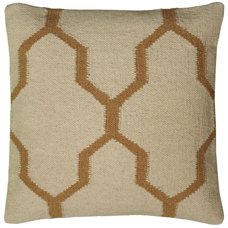 18" Natural Cotton Throw Pillow - Homeroots - Flyclothing LLC