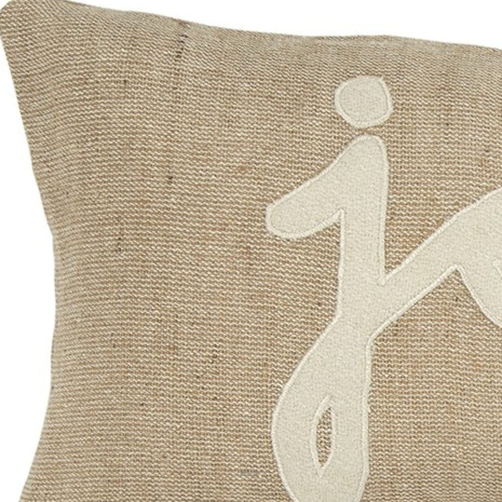 11" X 21" Natural Cotton Throw Pillow - Homeroots - Flyclothing LLC