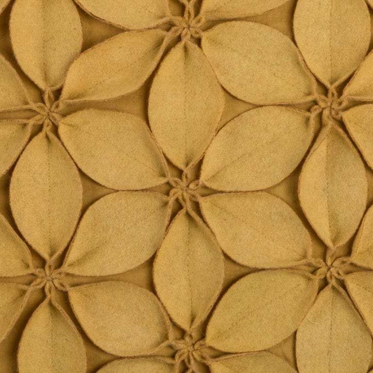 Yellow Pinwheel Floral Petal Down Throw Pillow - Homeroots - Flyclothing LLC