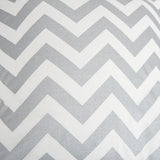 18" Silver and Ivory Cotton Throw Pillow - Homeroots - Flyclothing LLC