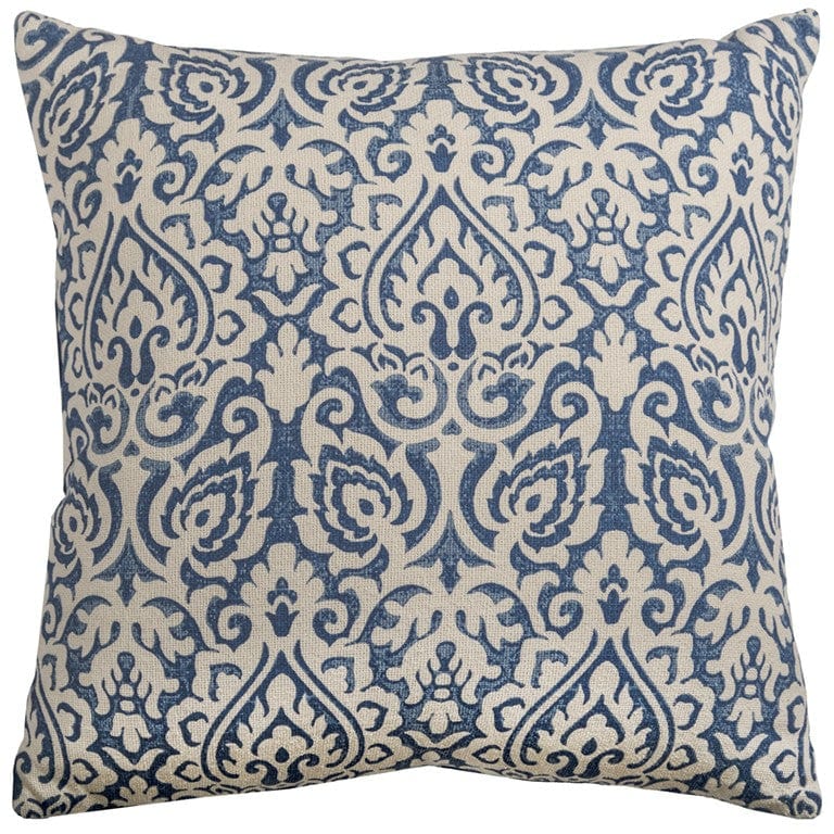 22" Navy Cotton Throw Pillow - Homeroots - Flyclothing LLC