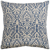 22" Navy Cotton Throw Pillow - Homeroots - Flyclothing LLC