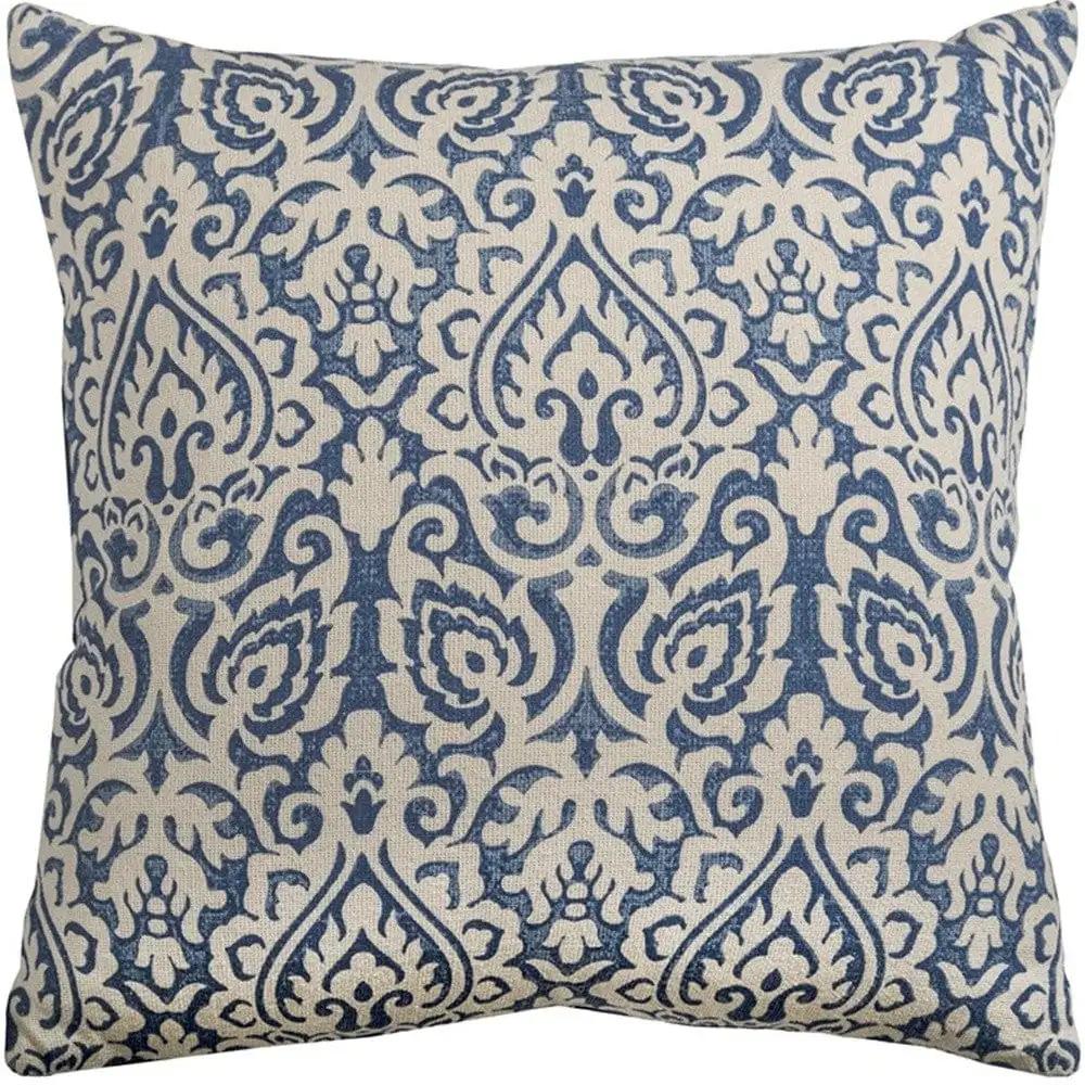 22" Navy Cotton Throw Pillow - Homeroots - Flyclothing LLC