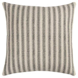 Gray Natural Ticking Stripe Throw Pillow - Homeroots - Flyclothing LLC