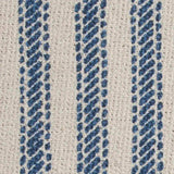 Blue Natural Ticking Stripe Throw Pillow - Homeroots - Flyclothing LLC