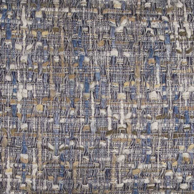 Blue Gray Metallic Nubby Textured Lumbar Pillow - Homeroots - Flyclothing LLC