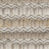 Ivory Beige Nubby Texture Bands Throw Pillow - Homeroots - Flyclothing LLC