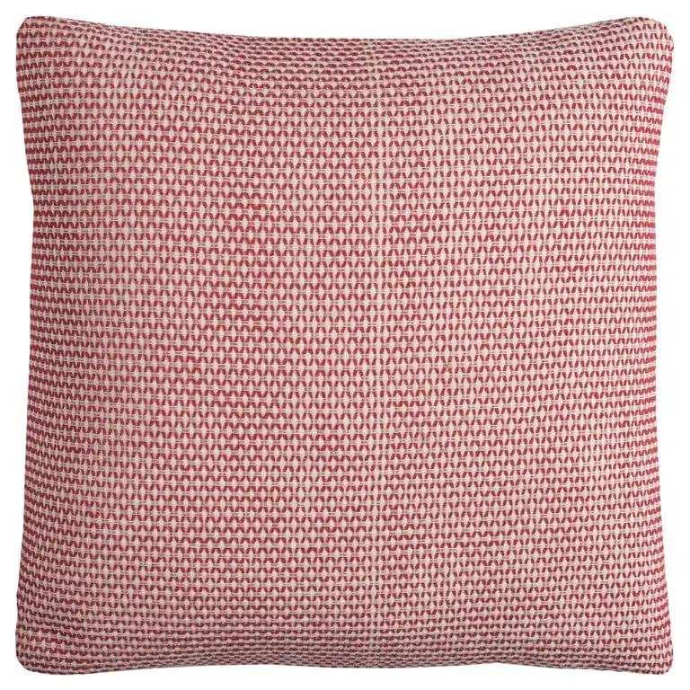 Red Ivory Scaled Diamond Pattern Throw Pillow - Homeroots - Flyclothing LLC
