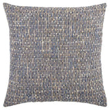Blue Gray Metallic Nubby Textured Throw Pillow - Homeroots - Flyclothing LLC