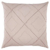 Blush Pin Tuck Diamond Pattern Throw Pillow - Homeroots - Flyclothing LLC