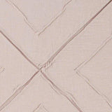 Blush Pin Tuck Diamond Pattern Throw Pillow - Homeroots - Flyclothing LLC