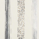 Silver and Gold Glam Stripe Beaded Throw Pillow - Homeroots - Flyclothing LLC