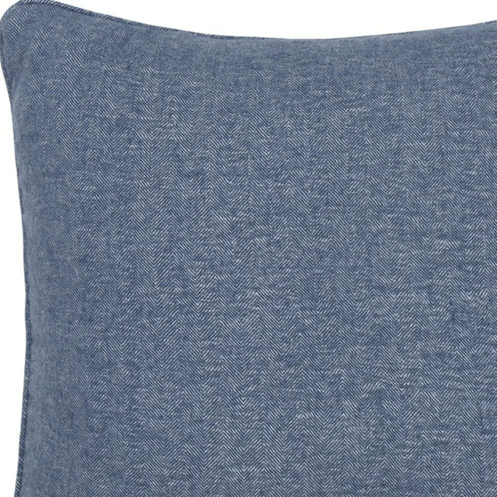 Blue Solid Classic Decorative Throw Pillow - Homeroots - Flyclothing LLC