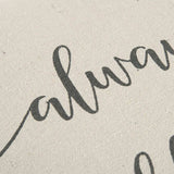 Gray Cream Humble and Kind Throw Pillow - Homeroots - Flyclothing LLC