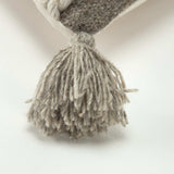 Beige Brown Braided Stripe Lumbar Pillow - Homeroots - Flyclothing LLC