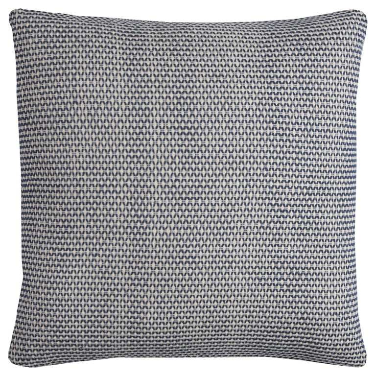 Indigo Ivory Scaled Diamond Pattern Throw Pillow - Homeroots - Flyclothing LLC
