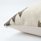 Cream Beige Classic Ikat Pattern Throw Pillow - Homeroots - Flyclothing LLC