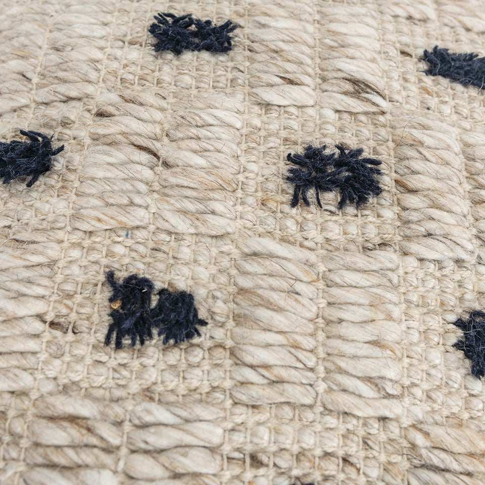 Black Cream Tufted Modern Throw Pillow - Homeroots - Flyclothing LLC