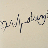 Black Taupe Canvas Strength Throw Pillow - Homeroots - Flyclothing LLC