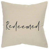 Black Taupe Canvas Redeemed Throw Pillow - Homeroots - Flyclothing LLC