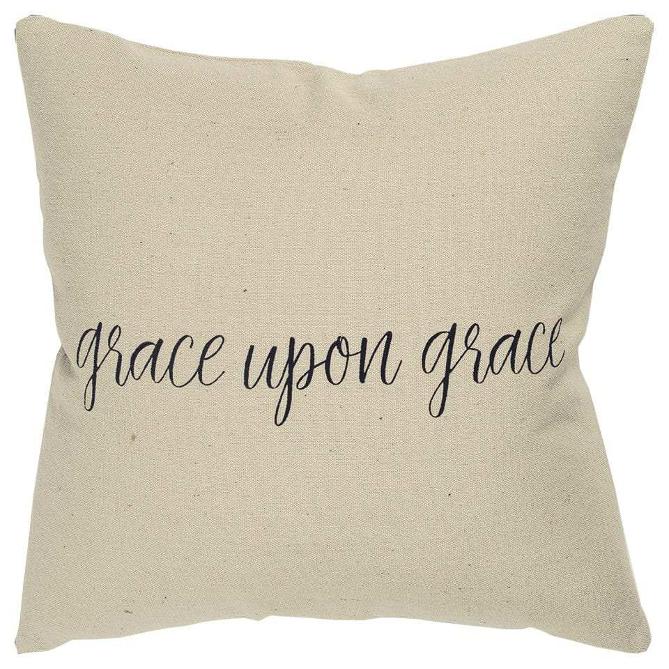 Black Taupe Canvas Grace Throw Pillow - Homeroots - Flyclothing LLC