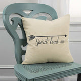 Black Taupe Canvas Spirit Lead Throw Pillow - Homeroots - Flyclothing LLC