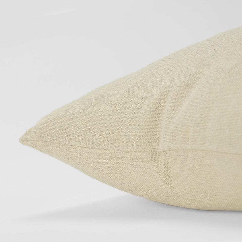 Black Taupe Canvas Walk by Faith Throw Pillow - Homeroots - Flyclothing LLC