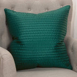 Teal Smooth Weaved Modern Throw Pillow - Homeroots - Flyclothing LLC