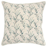Teal Tiny Floral Buds Throw Pillow - Homeroots - Flyclothing LLC