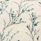 Teal Tiny Floral Buds Throw Pillow - Homeroots - Flyclothing LLC