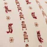 Red Beige Tribal Inspired Tasseled Lumbar Pillow - Homeroots - Flyclothing LLC