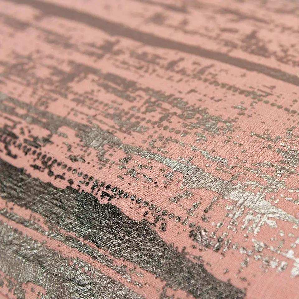 Blush Distressed Brush Stroke Lumbar Pillow - Homeroots - Flyclothing LLC