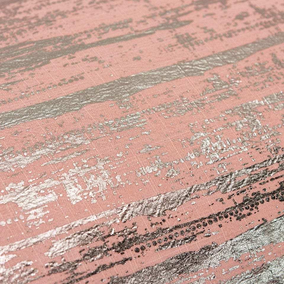 Blush Distressed Brush Stroke Lumbar Pillow - Homeroots - Flyclothing LLC