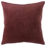 22" Rust Cotton Velvet Throw Pillow - Homeroots - Flyclothing LLC
