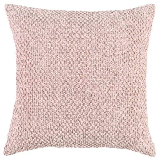Blush Pink Nubby Textured Modern Throw Pillow - Homeroots - Flyclothing LLC